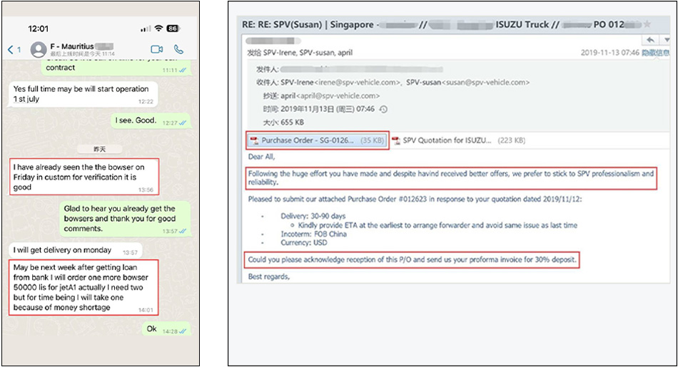 Good Comments from Mauritius Client and Sigapore Client Good Comments from Mauritius Clients and Sigapore Clients